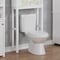 Alaterre Furniture Dorset Bath Toilet Base Storage ANVA72WH - alternate 3